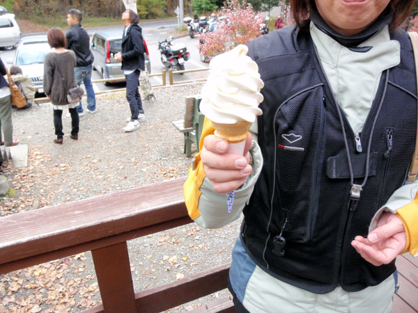 とうもろこし味のソフトクリーム