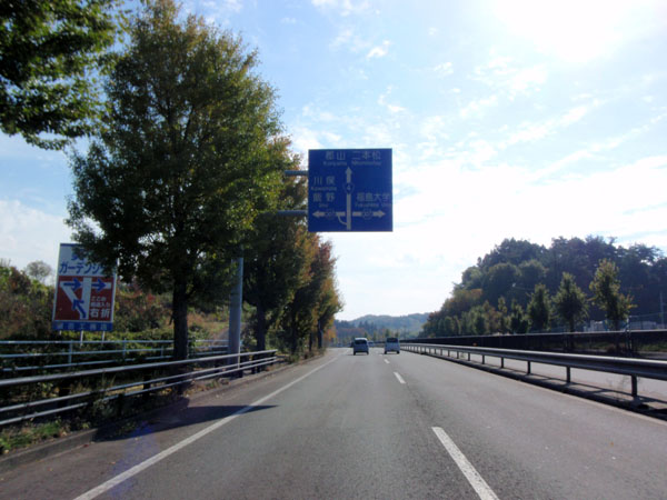 福島付近の国道４号線