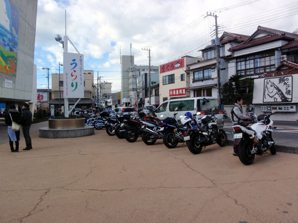 バイクが多い