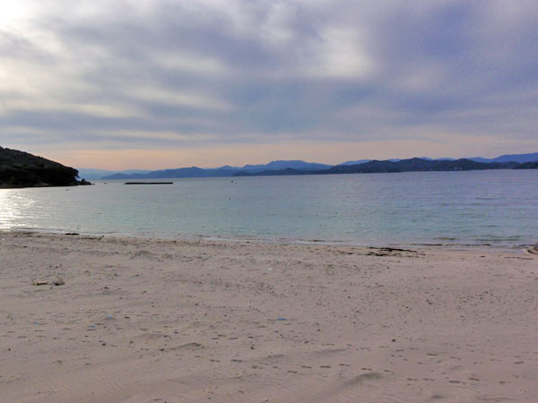 御座白浜の景色