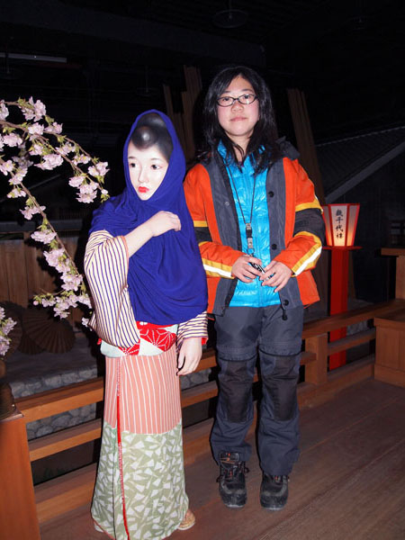 江戸時代の女性（等身大）