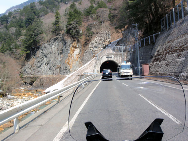 上高地手前付近