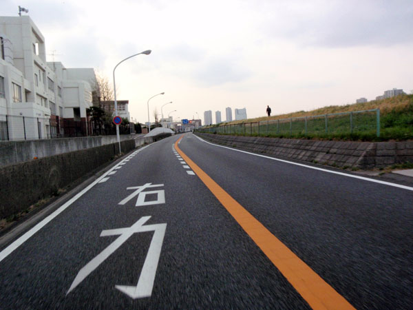 多摩川沿いを北上