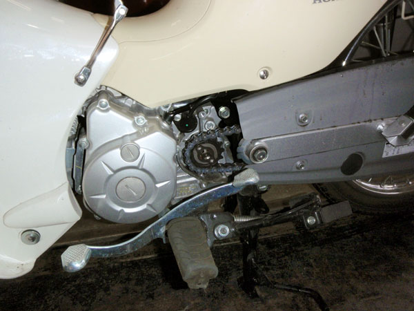 交換前の１４丁Ｆスプロケ