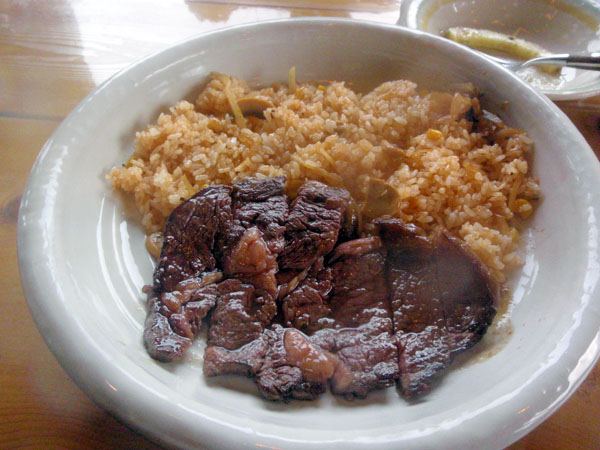 ステーキピラフ