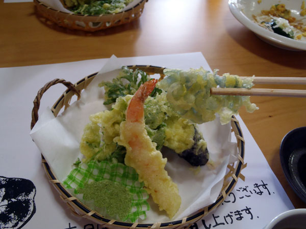 あじさいの天ぷら