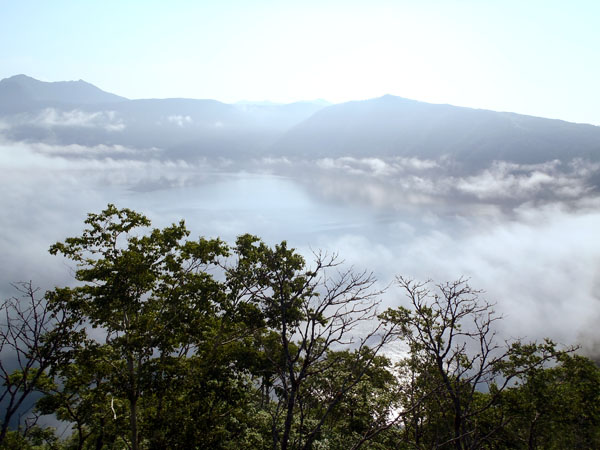 摩周湖の霧
