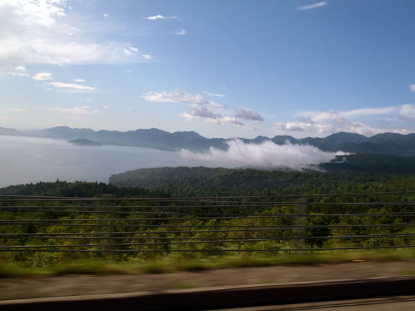 美幌峠に向かっている時の景色