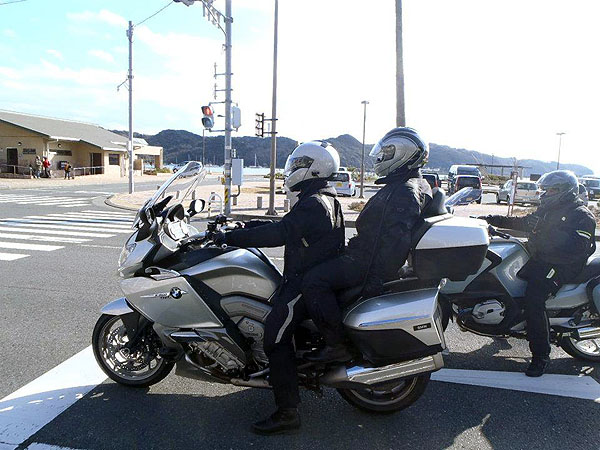 K1600GTLで息子とタンデム