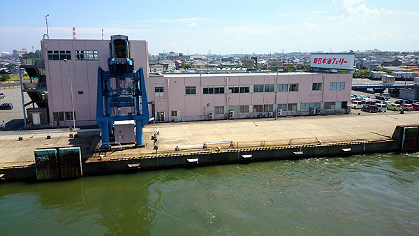 新潟港を出航！