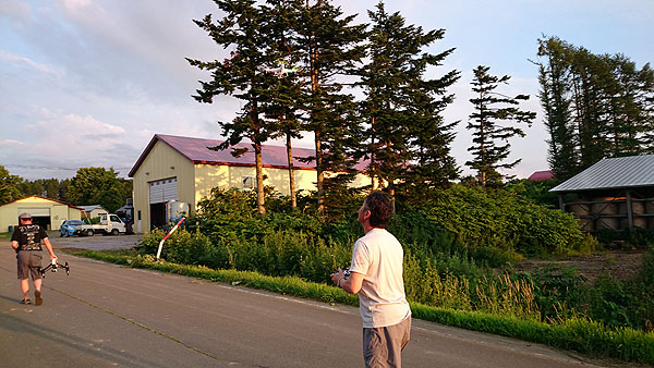 ドローンを操縦するＭｋ７３さん