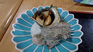 民宿あづまの夕食