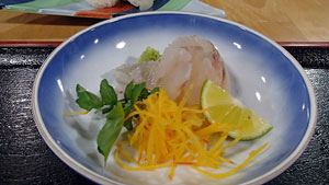 民宿あづまの夕食