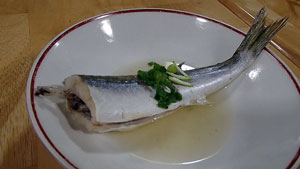 民宿あづまの夕食