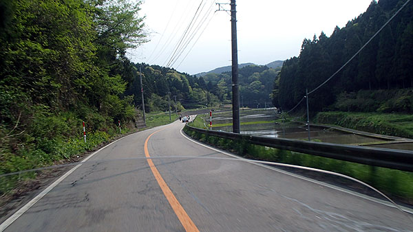 交通量は少なかった