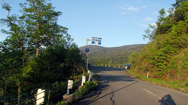 白布峠まで約１．２ｋｍの地点