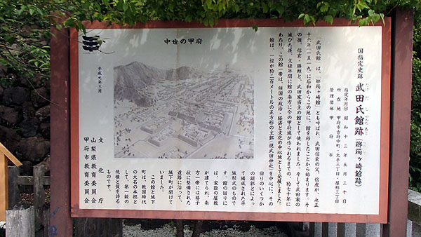 武田氏館跡（躑躅ヶ崎跡）