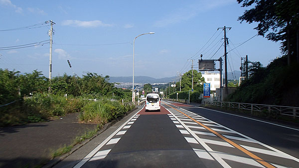 新善波トンネルを抜けた地点