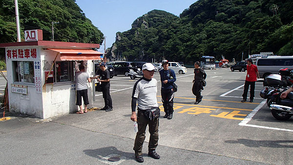 石廊崎の駐車場