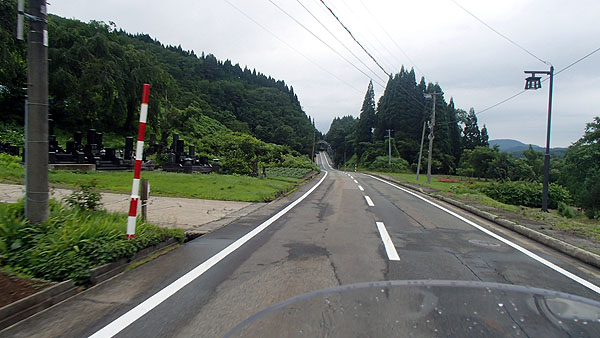 路面は渇きだしていました