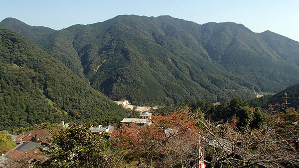 熊野那智大社からの景色