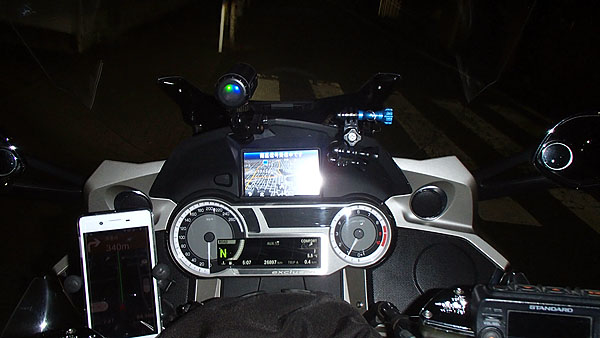 自宅出発は夜明け前の５：１３