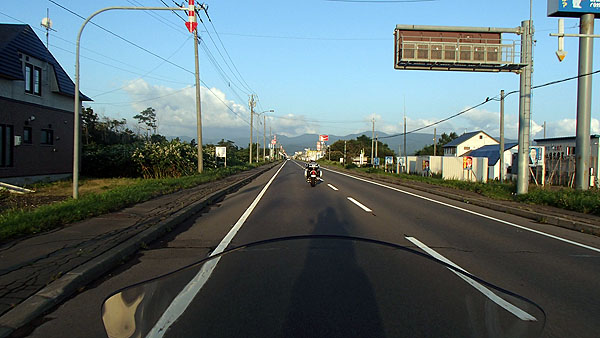 天気に恵まれた北海道ツーリング初日