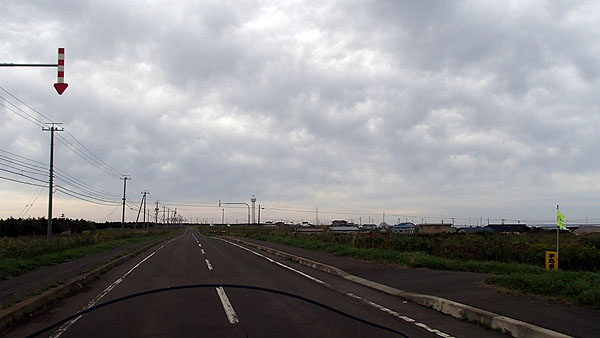 前方にオーロラタワー