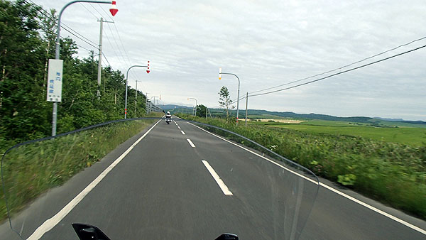 道北を走る