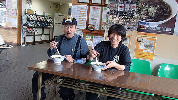 音威子府そばを食べる