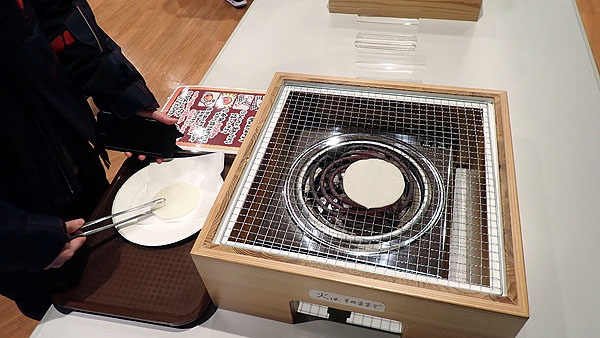 せんべい焼き体験